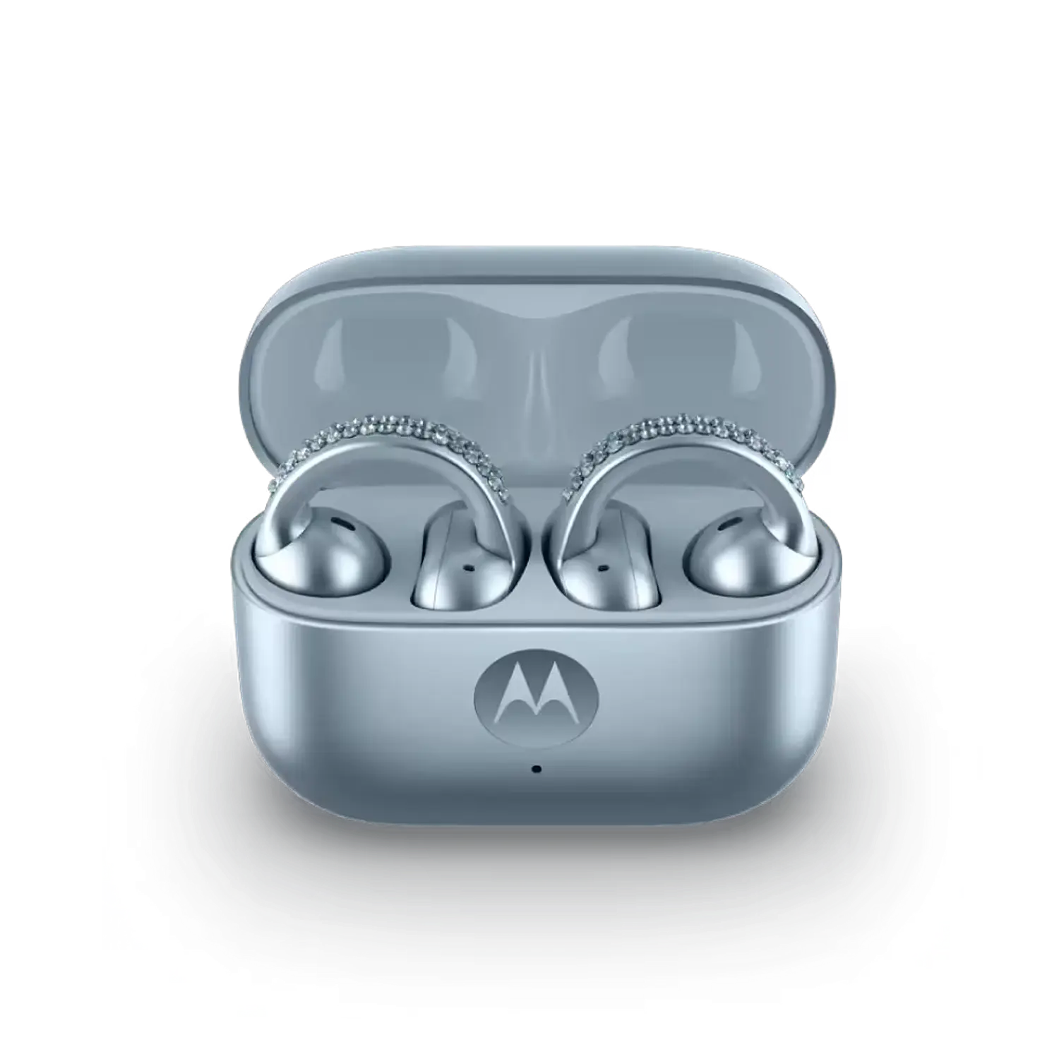 Motorola Moto Buds Loop by Swarovski Aud fonos Open Ear Sound by Bose 37 h Ice Melt-3
