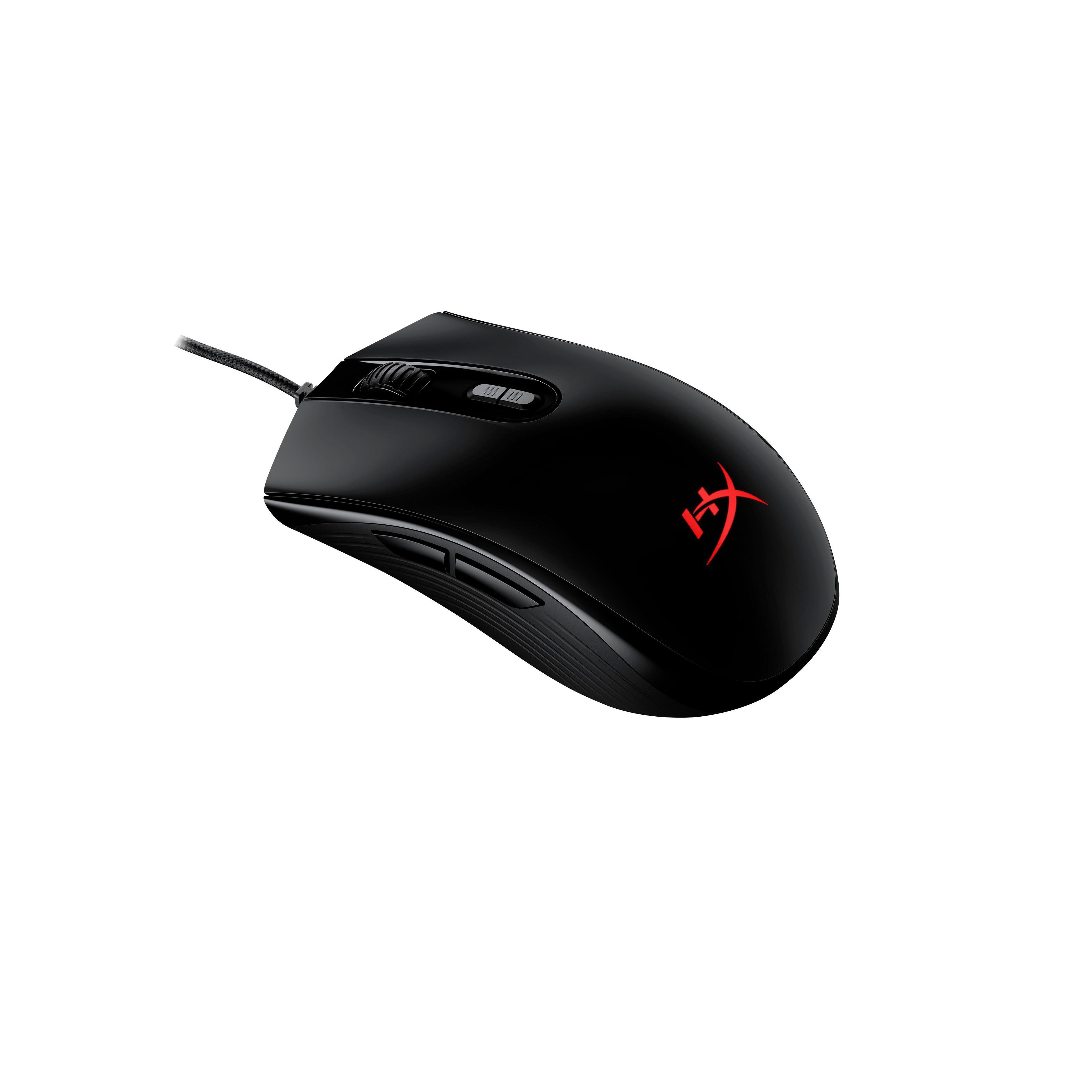 HyperX Pulsefire Core 4P4F8AA Mouse Gamer 6200 DPI Pixart 3327 RGB 7 Botones Negro-2