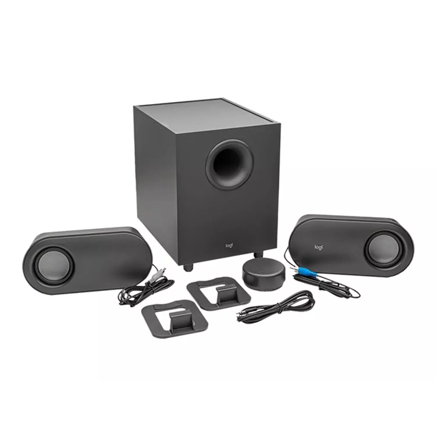 Logitech Z407, Parlantes PC Con Subwoofer Inalámbrico, Jack 3.5-2