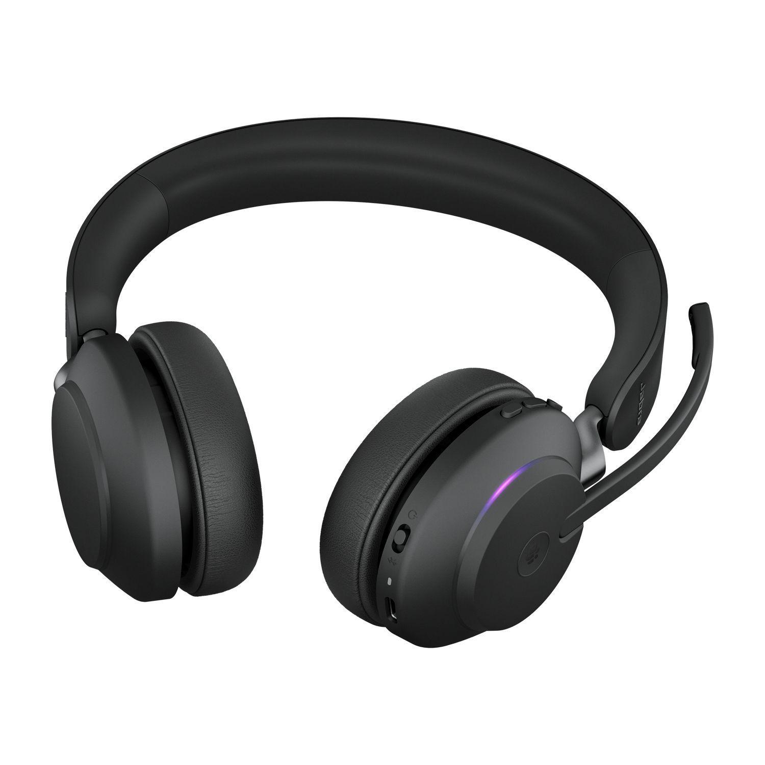 Jabra Evolve2 65 MS Stereo USB C Aud fonos Bluetooth 40 mm 37 h Teams-3