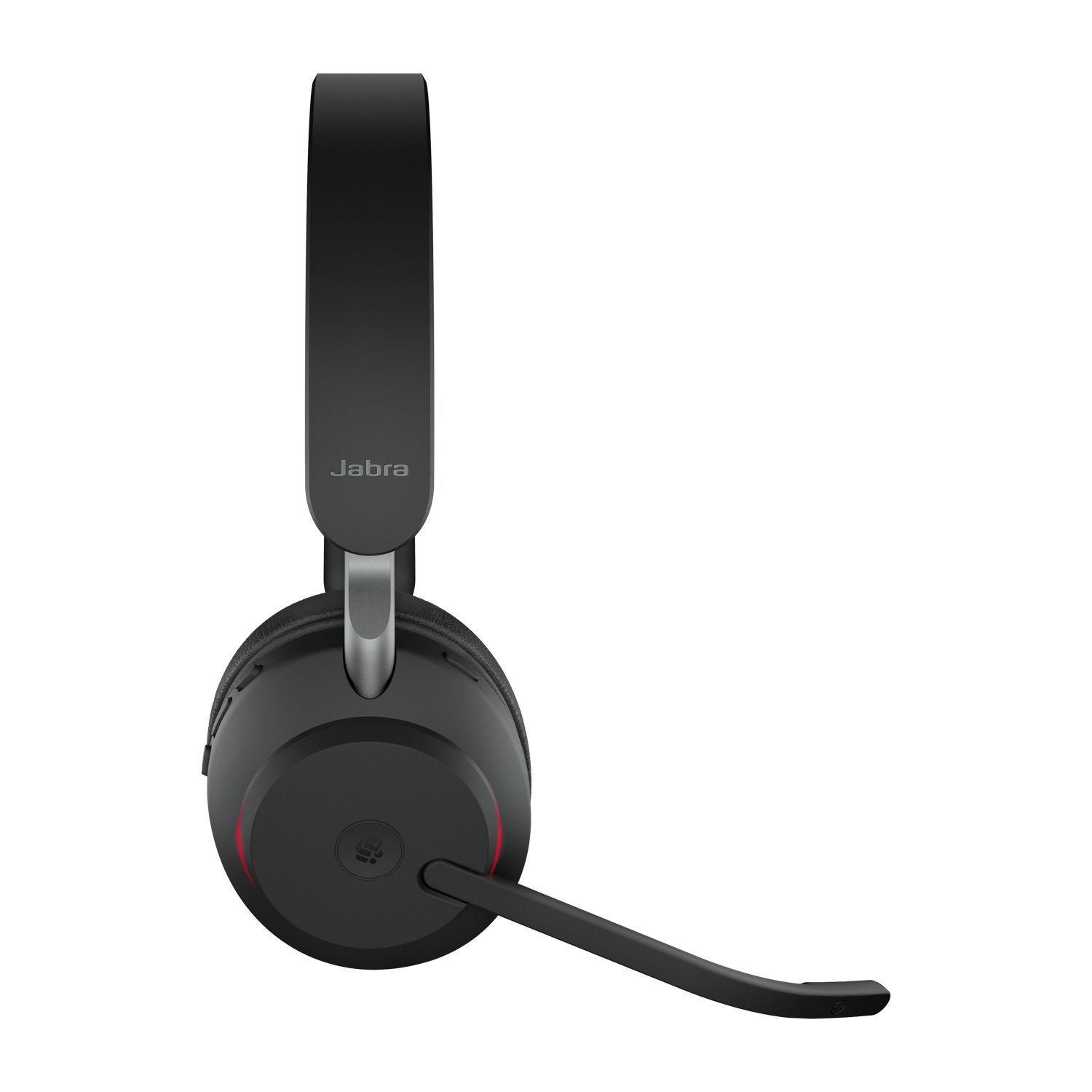 Jabra Evolve2 65 MS Stereo USB C Aud fonos Bluetooth 40 mm 37 h Teams-4