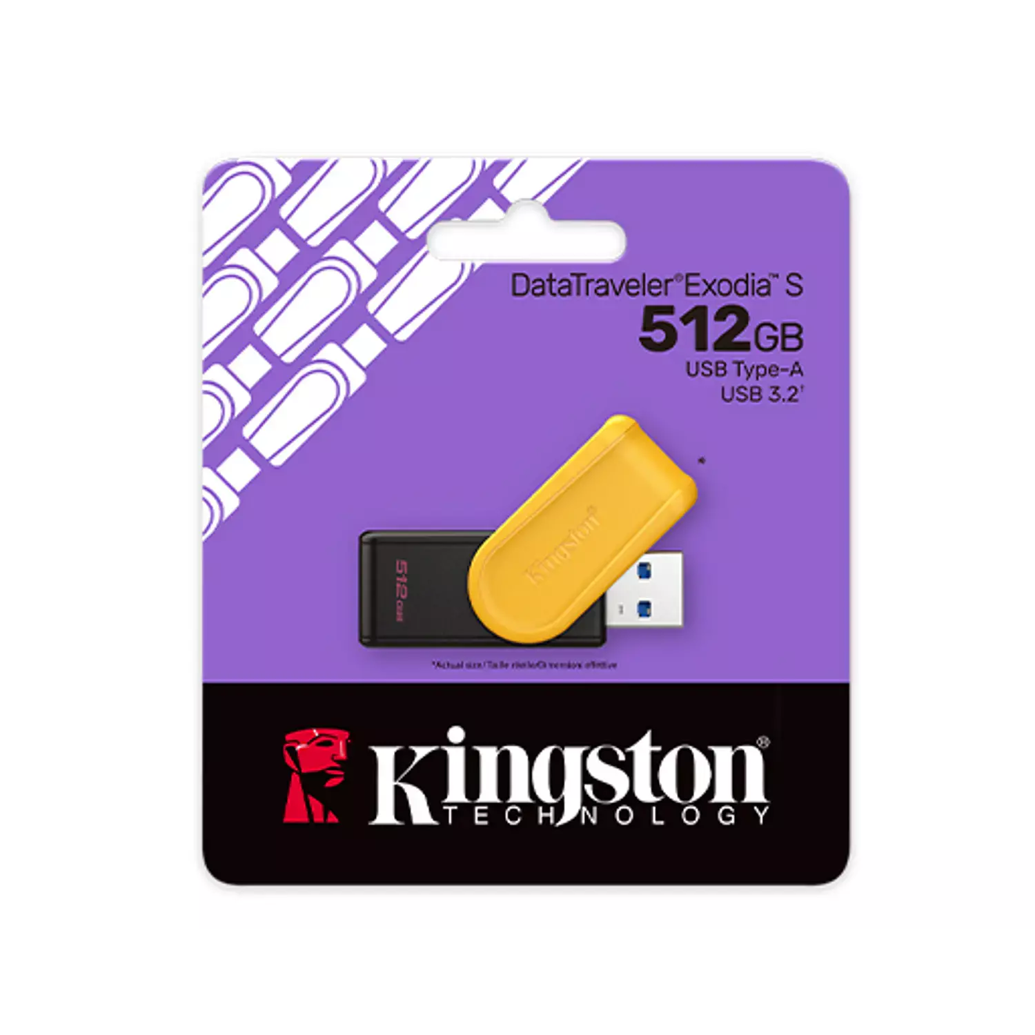 Kingston DataTraveler Exodia Pendrive 512GB USB A Negro Amarillo-2