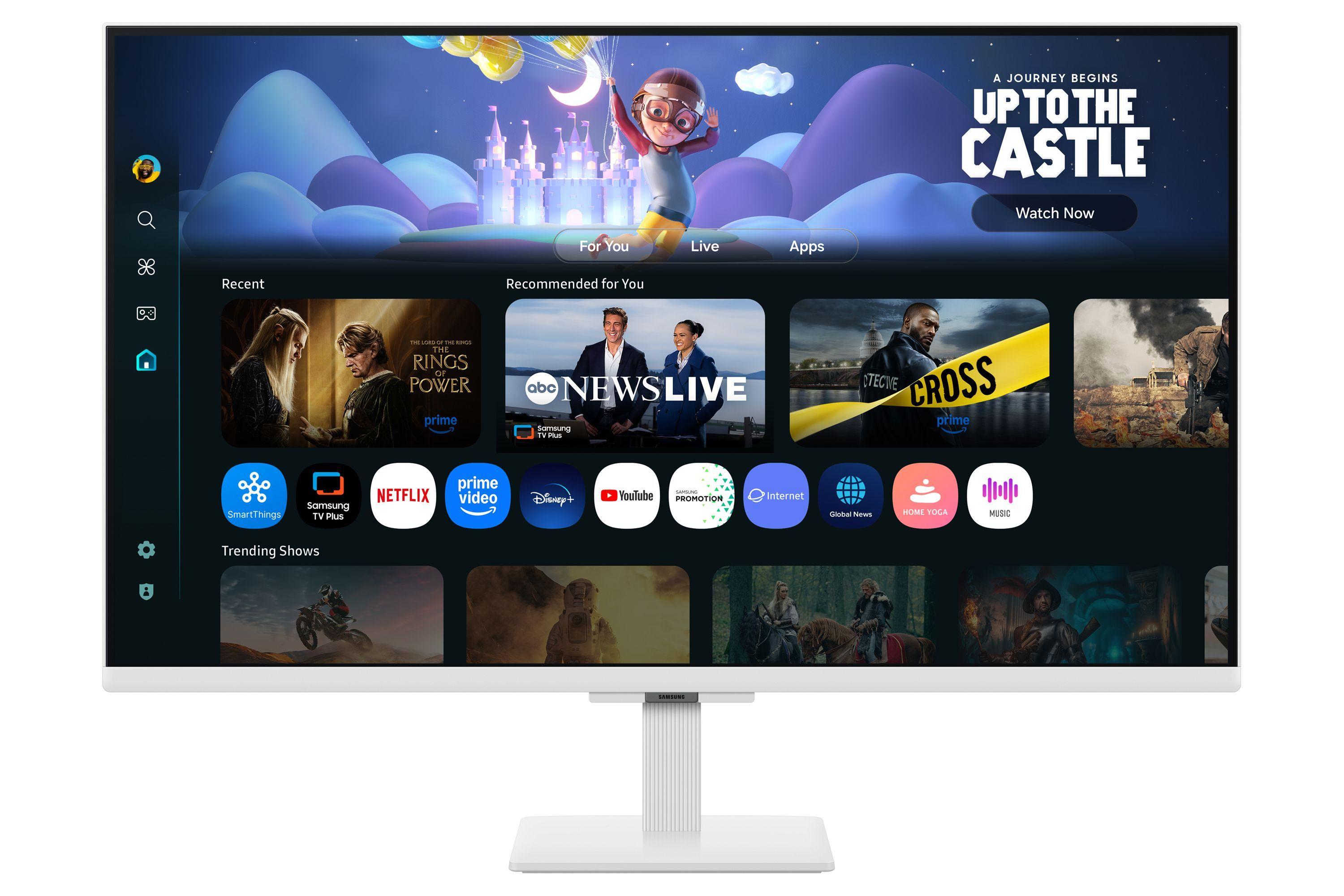 Samsung Smart Monitor 32" LS32FM501ELXZS, Full HD 1920x1080, IPS, Smart TV Tizen, HDMI, USB, Gaming -0
