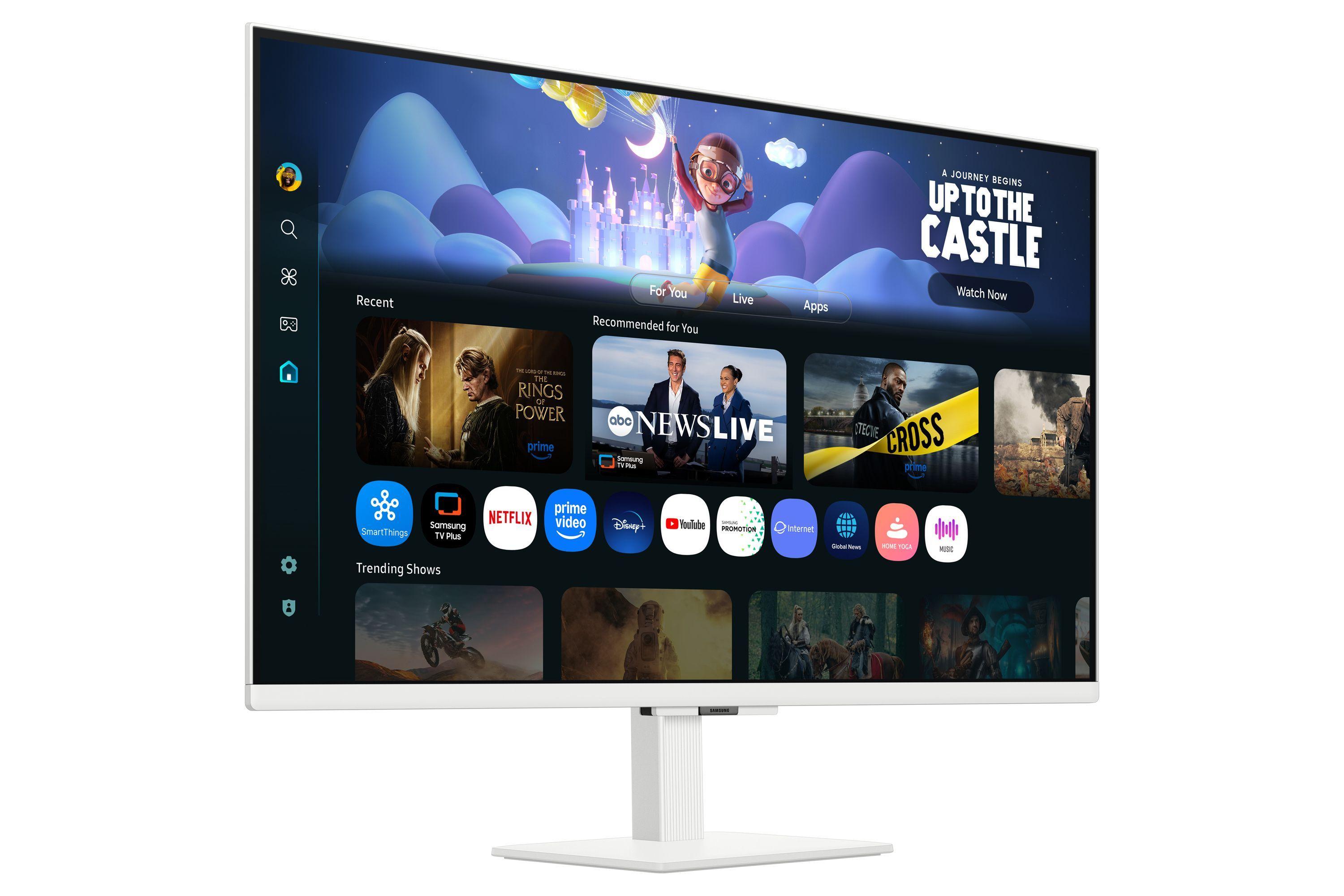 Samsung Smart Monitor 32" LS32FM501ELXZS, Full HD 1920x1080, IPS, Smart TV Tizen, HDMI, USB, Gaming -1