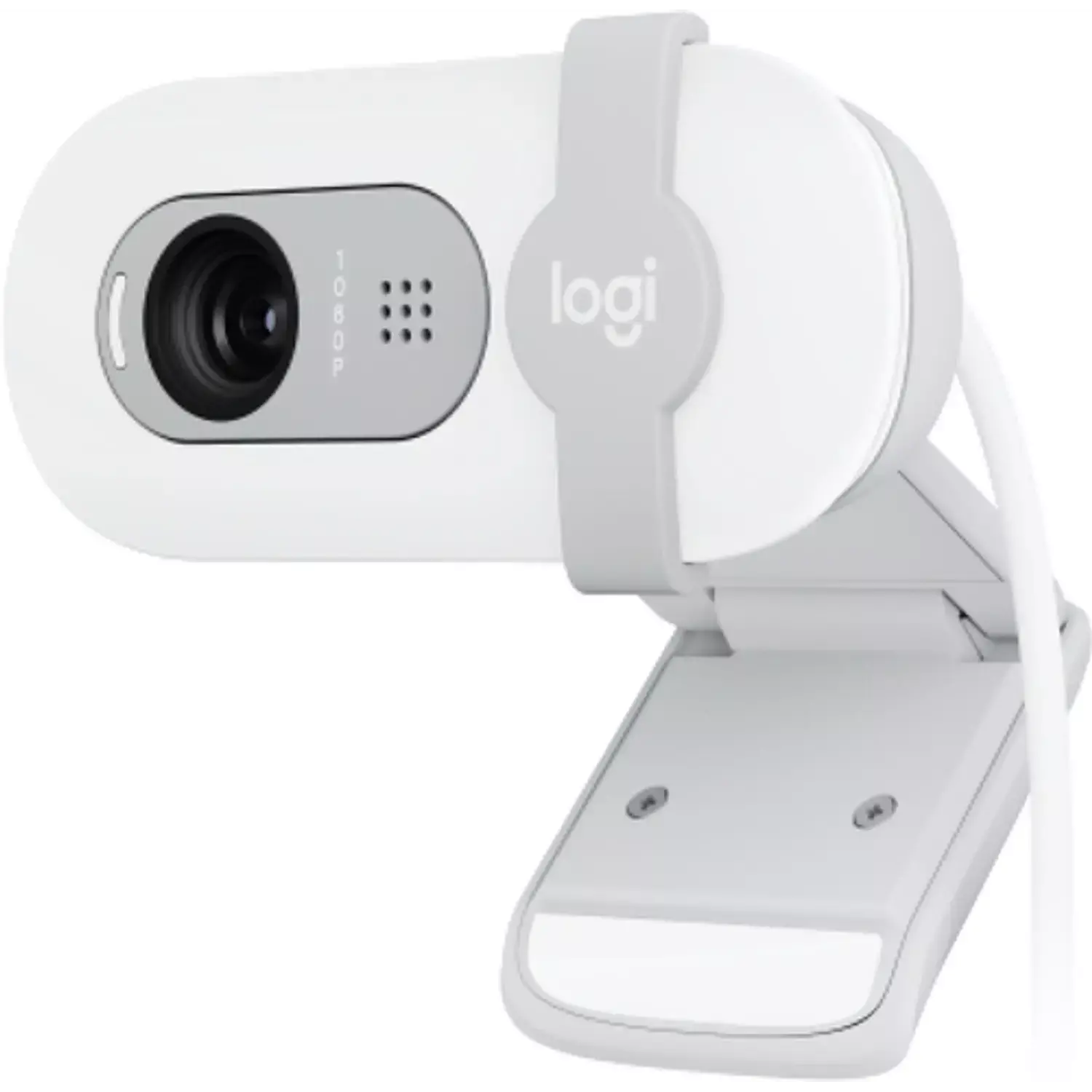 Logitech Brio 100 Cámara web Full HD, USB, Color Blanco-1