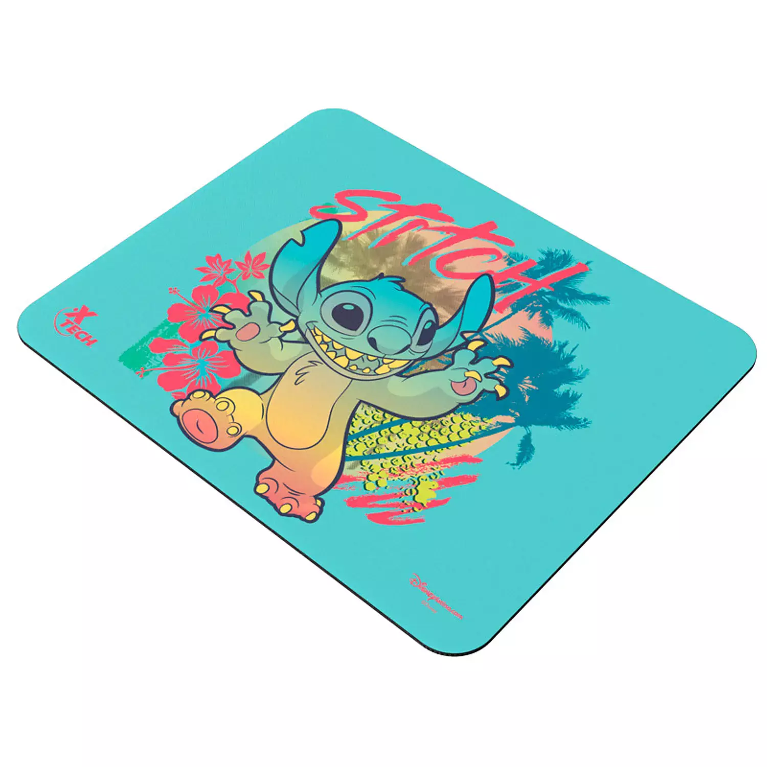 Xtech Mousepad Disney Stitch Tela Base Antideslizante 22 x 18 cm Azul-1
