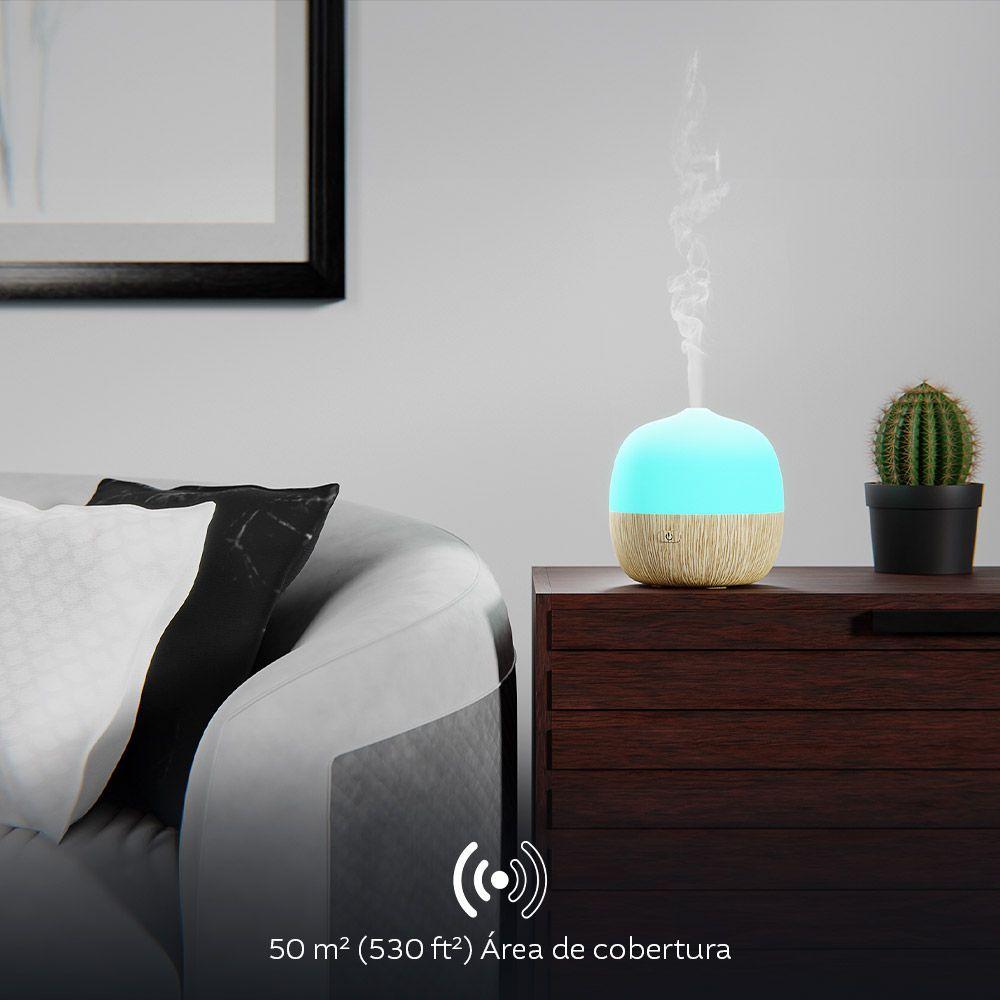 Nexxt Home NHA A300 Difusor de Aroma Inteligente Wi Fi 120 ml RGB USB Control por Voz Blanco-3