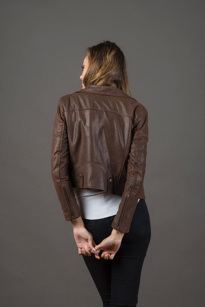 Chaqueta De Cuero Argentino Natural -1