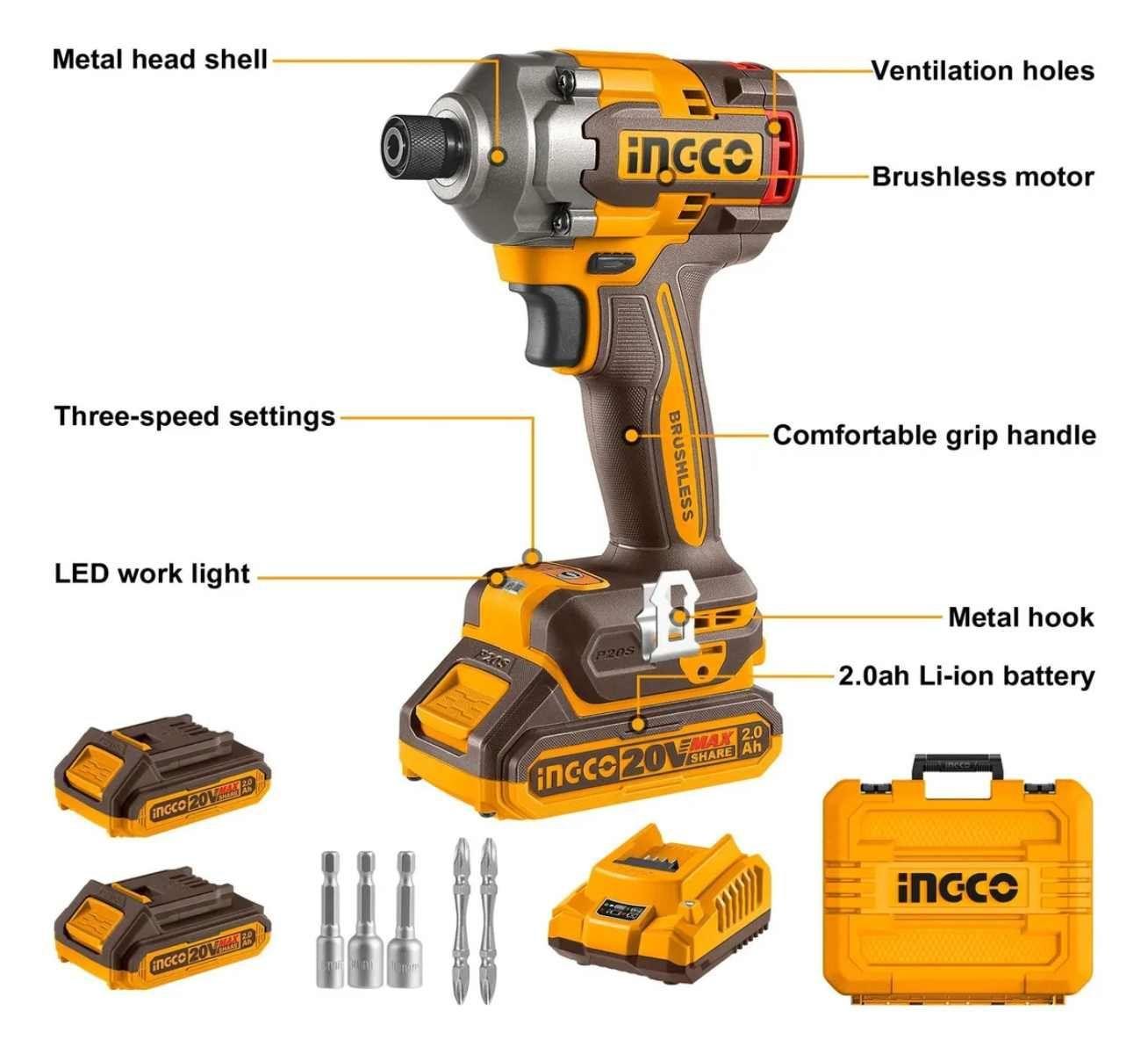 Atornillador De Impacto Industrial 285 Nm-2