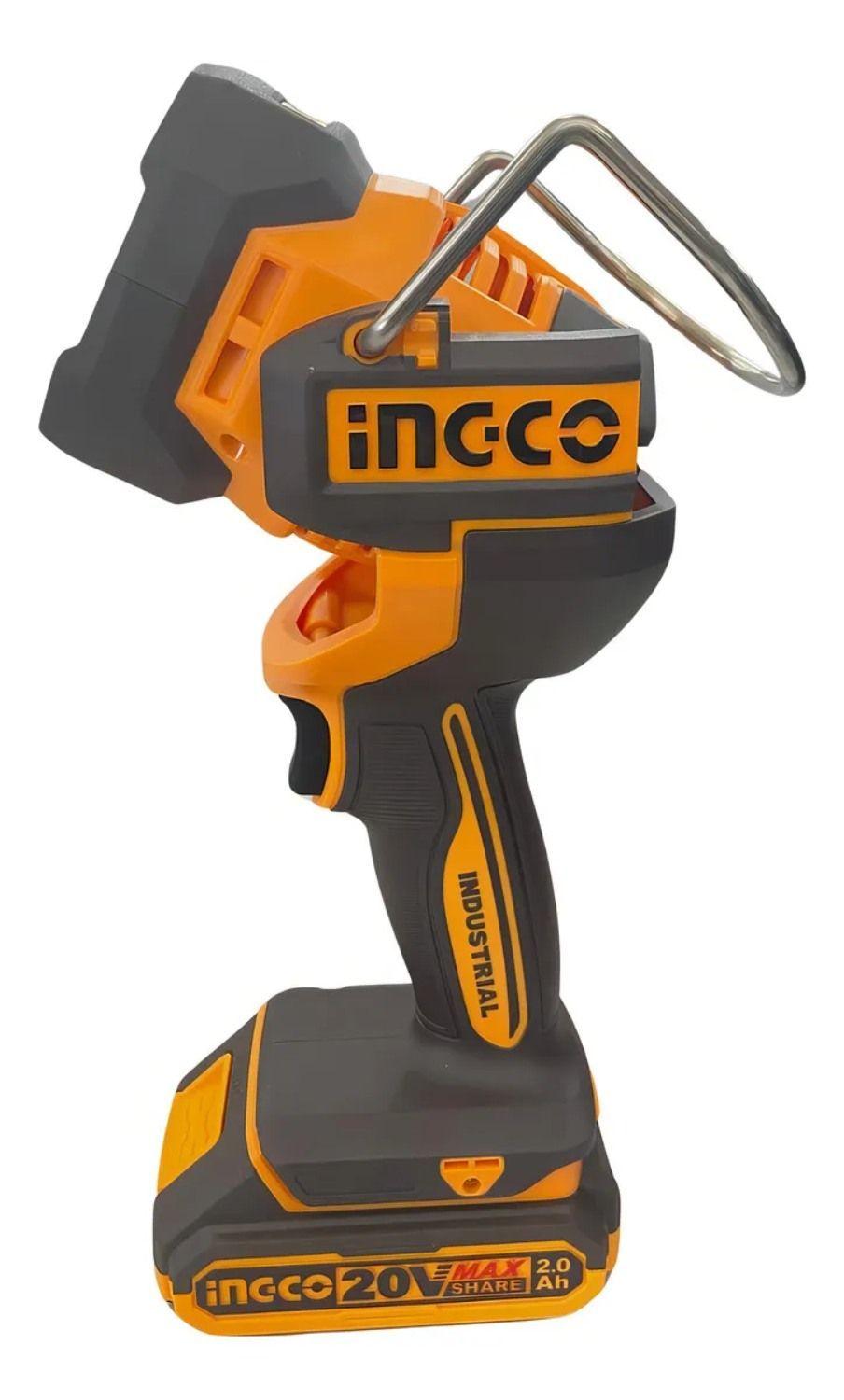 Linterna T ctica Recargable Ingco P20s Color Amarillo-1