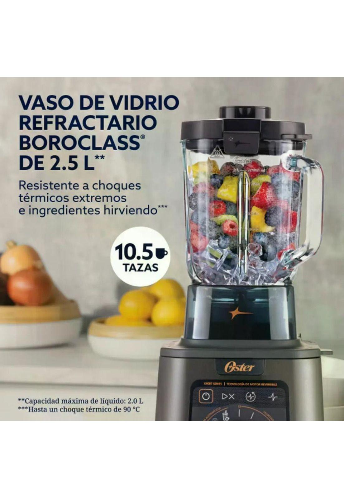 Licuadora Profesional Oster Titan 2200w Vaso Vidrio 2.5l Negro-5