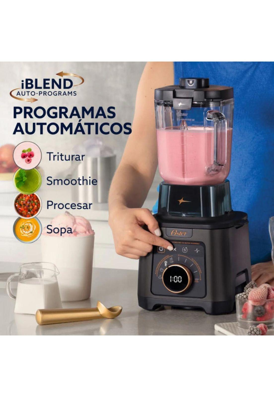 Licuadora Profesional Oster Titan 2200w Vaso Vidrio 2.5l Negro-8