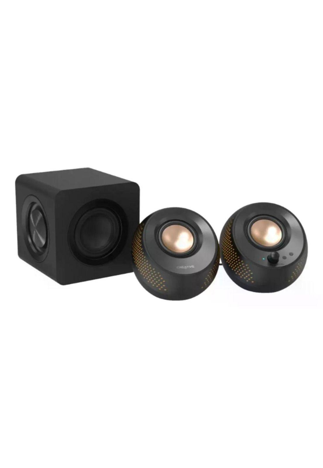 Parlantes Creative Pebble X Plus Usb-c 60w Bt Subwoofer Rgb Negro-4