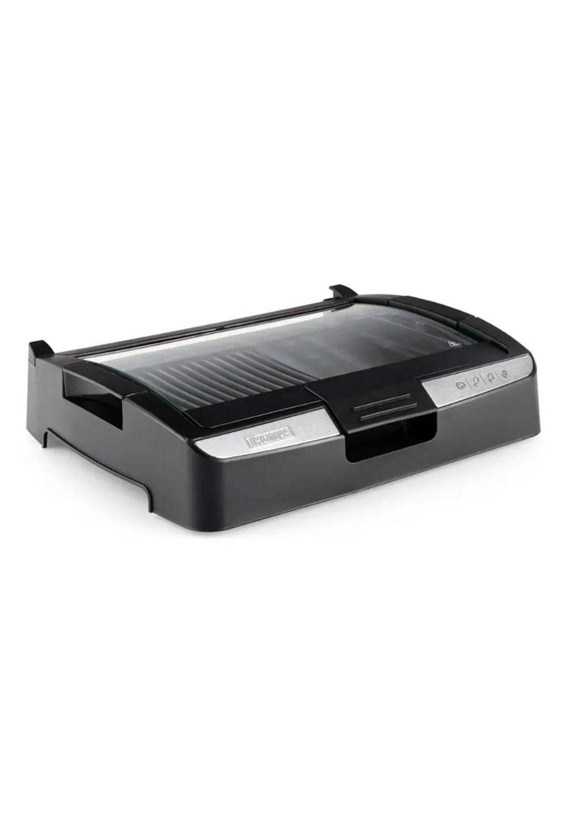 Parrilla Electr Thomas Th-224 1500w 225c Tapa Limpieza Fácil Negro-7