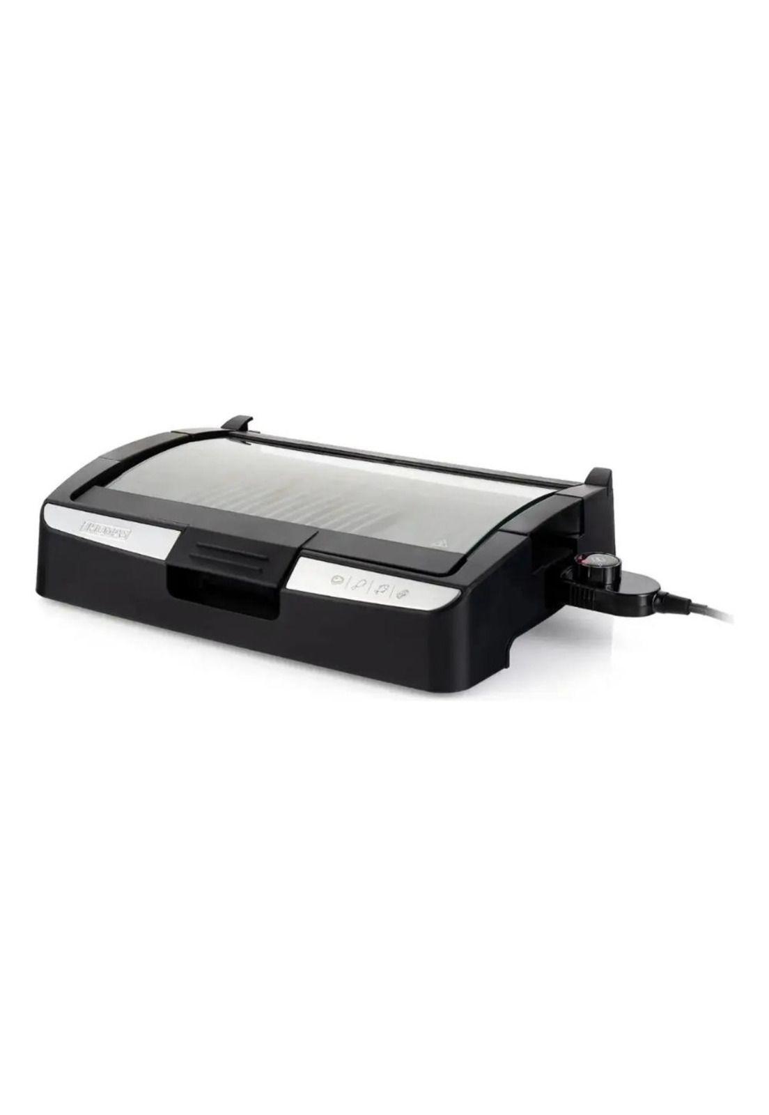 Parrilla Electr Thomas Th-224 1500w 225c Tapa Limpieza Fácil Negro-8