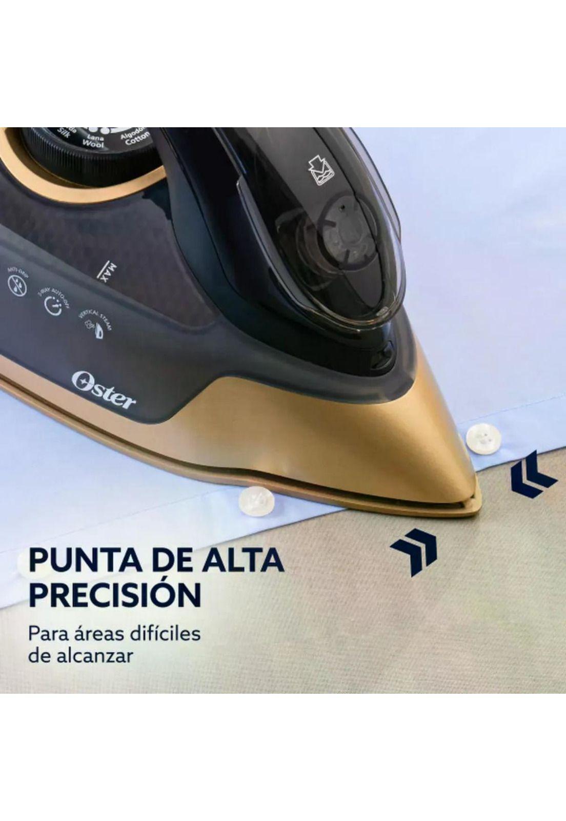 Plancha Oster Pressxpress Base Diamante Xl Vapor 240g Negro-7