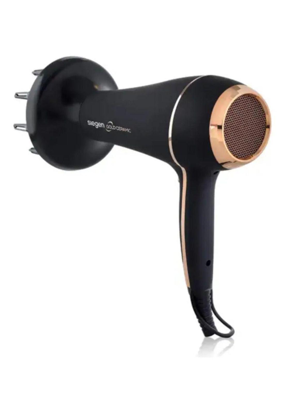 Secador De Pelo Siegen Sg-3035 2400w Difusor 3 Temperaturas Negro-9