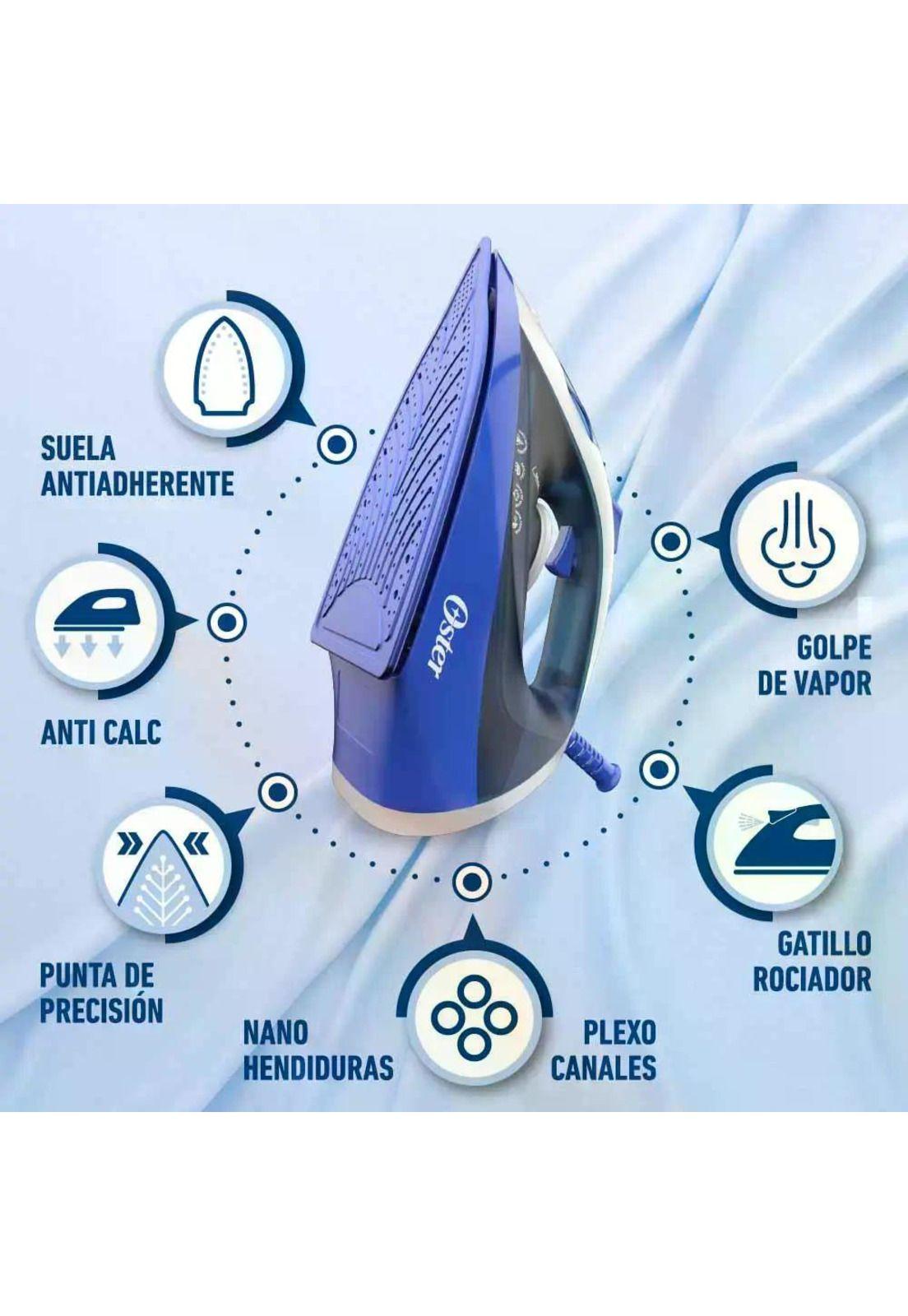 Plancha A Vapor Oster 6003 Azul Azul-3