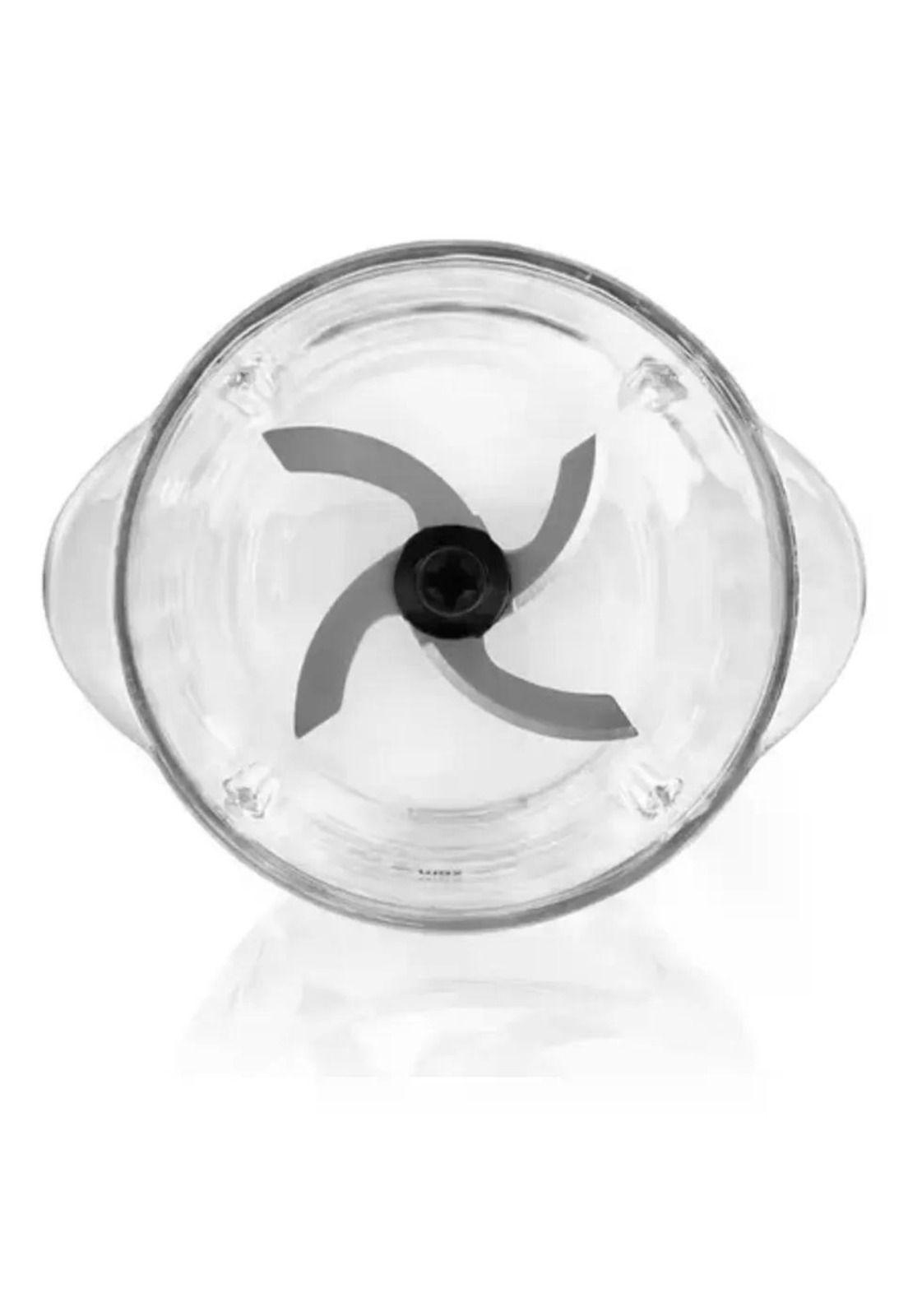 Picadora Thomas Th-9005v 200w Vidrio 1l One Touch Inox Negro-4