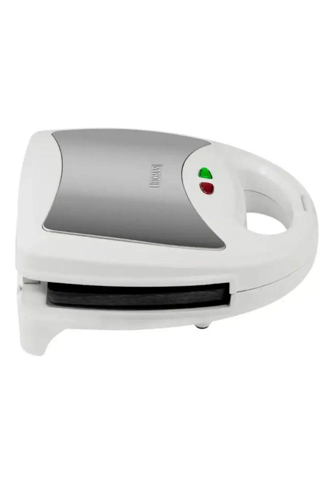 Sandwichera Y  Waflera Thomas Th-965 Placas Intercambiables Blanco-6