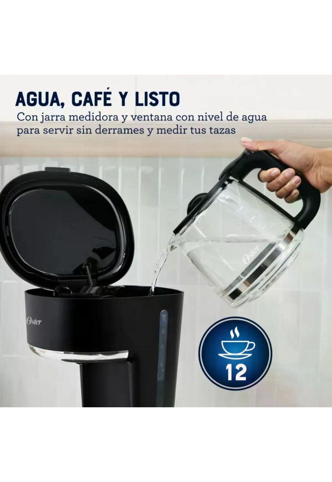 Cafetera Oster Programable 12 Tazas Modelo 2217262 Negro-6