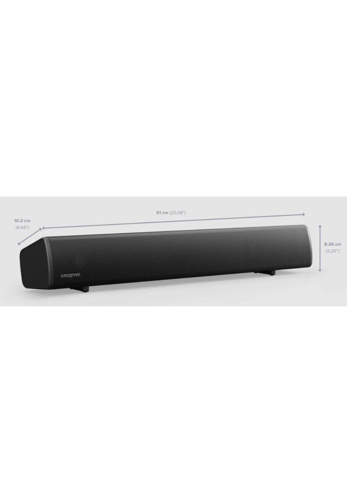 Barra Sonido Creative Gs5 Rgb 60w Usb-c Bt Óptico Negro-2