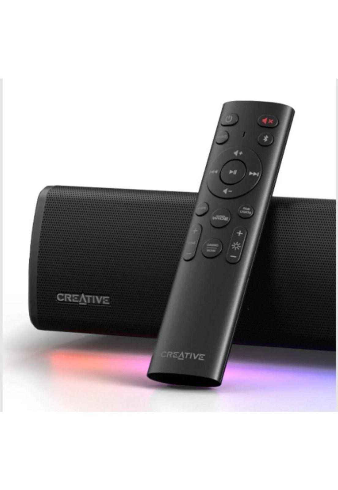 Barra Sonido Creative Gs5 Rgb 60w Usb-c Bt Óptico Negro-3