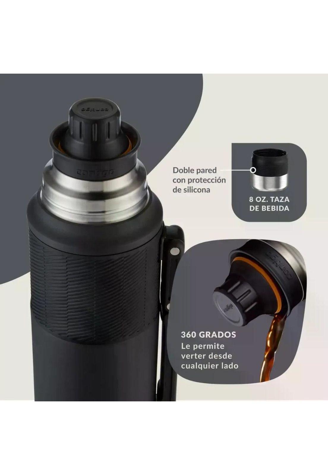 Termo Contigo Thermalock 35h Calor 60h Frio Gris Gris-4