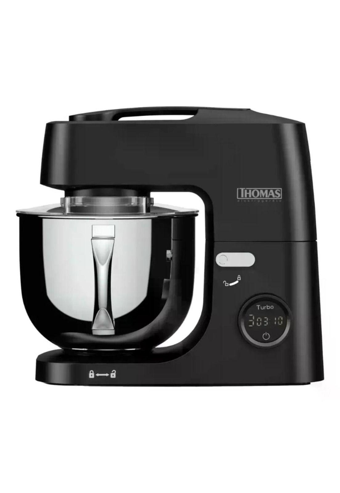 Batidora Planetaria Thomas Th-915pnd 1000w Bowl 5l Acero Negro-7