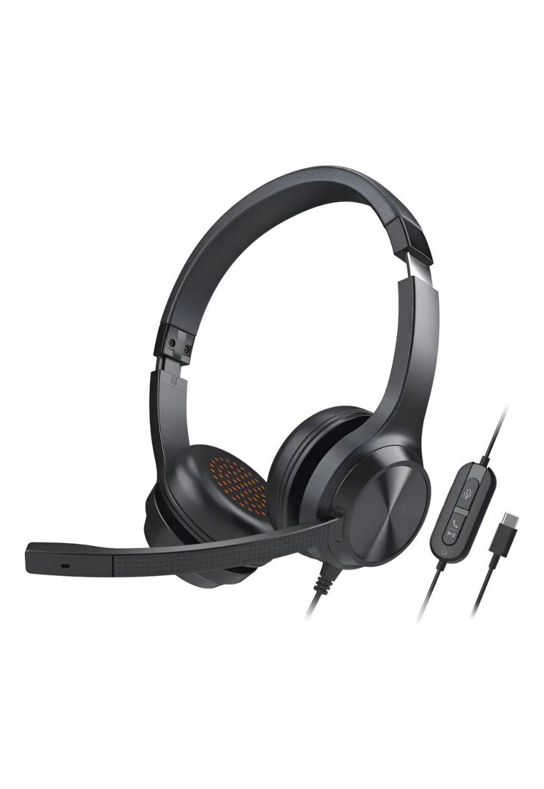 Auricular Creative Chat Usb-c Over-ear Con Cancelación De Ruido Y Micrófono Negro-0