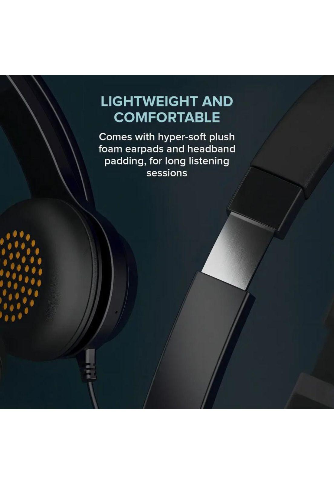 Auricular Creative Chat Usb-c Over-ear Con Cancelación De Ruido Y Micrófono Negro-3