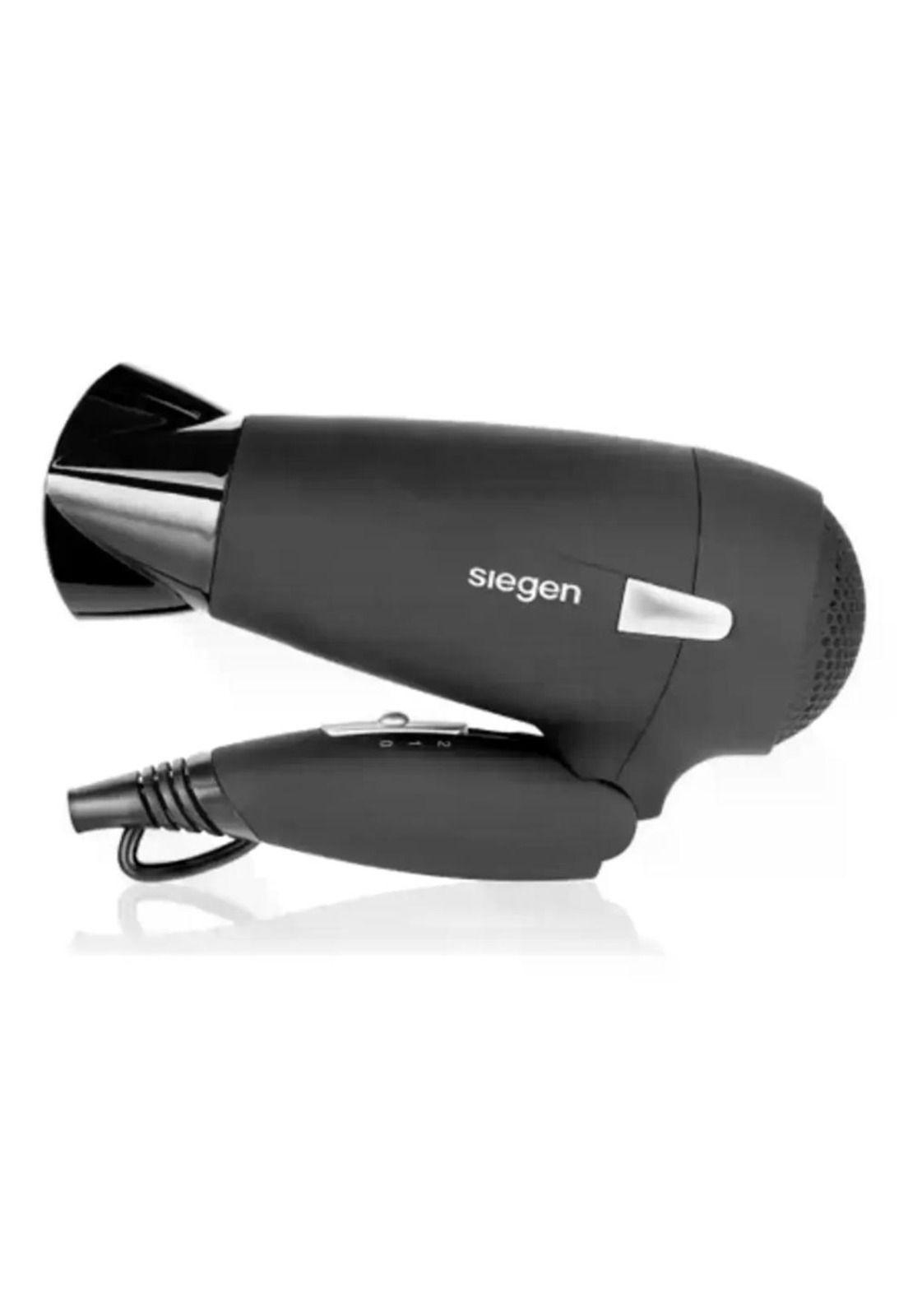Secador De Pelo Plegable Siegen Sg-3012 1700w 2 Velocidades Negro-2