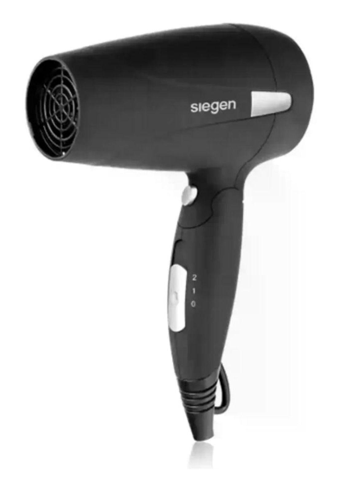 Secador De Pelo Plegable Siegen Sg-3012 1700w 2 Velocidades Negro-3
