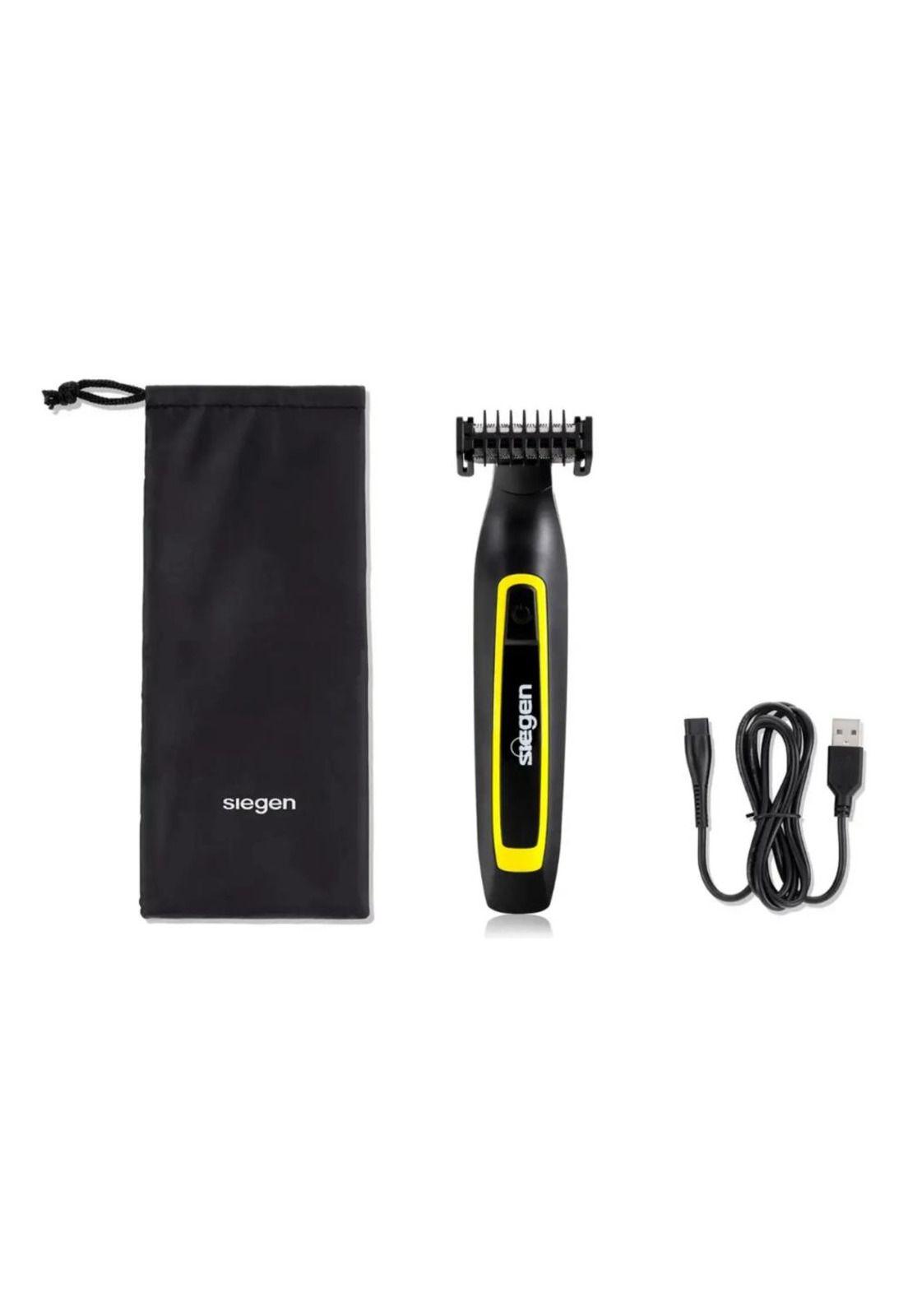 Afeitadora Corporal Inalambrica Siegen Sg-8300 Resiste Agua Negro-2