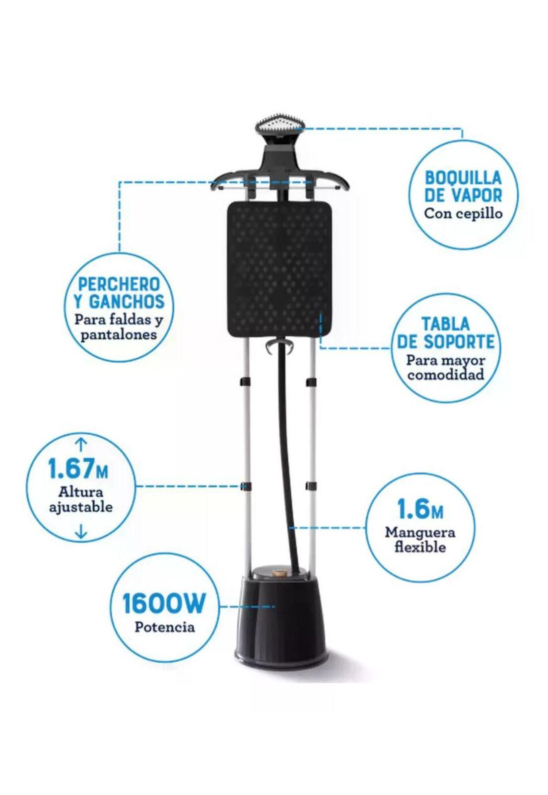 Vaporizador Centro De Planchado Oster 1800w Con Gancho 1,8l Negro-3