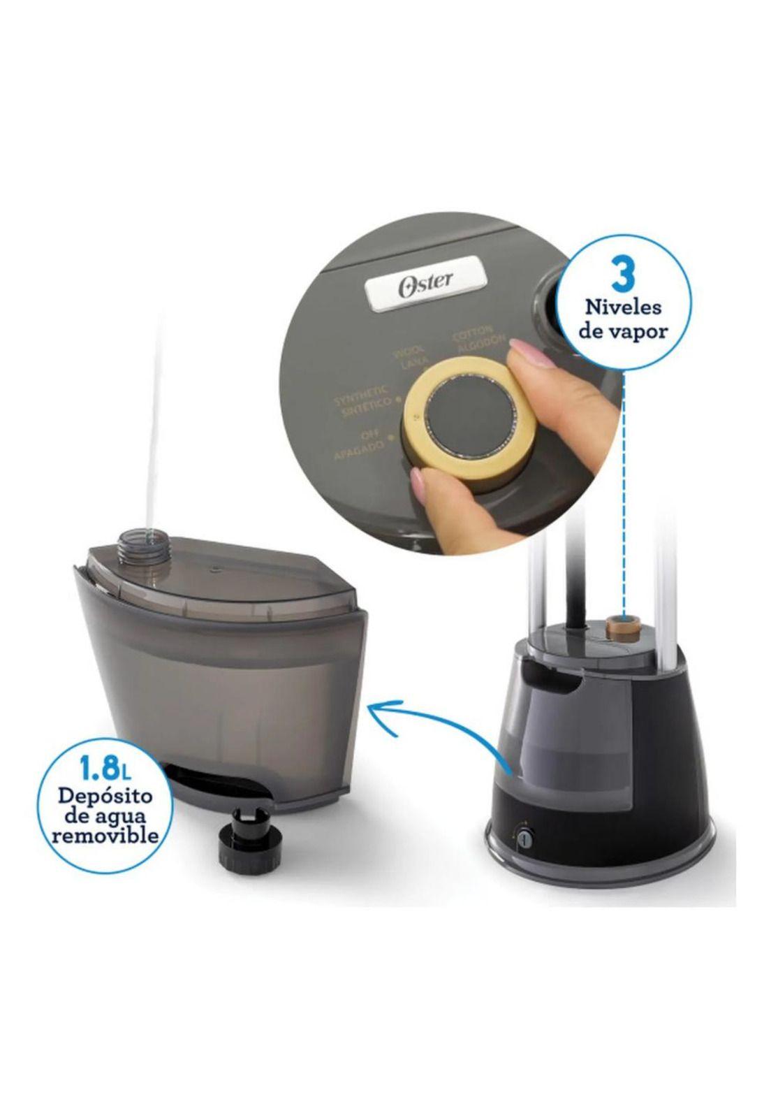 Vaporizador Centro De Planchado Oster 1800w Con Gancho 1,8l Negro-9