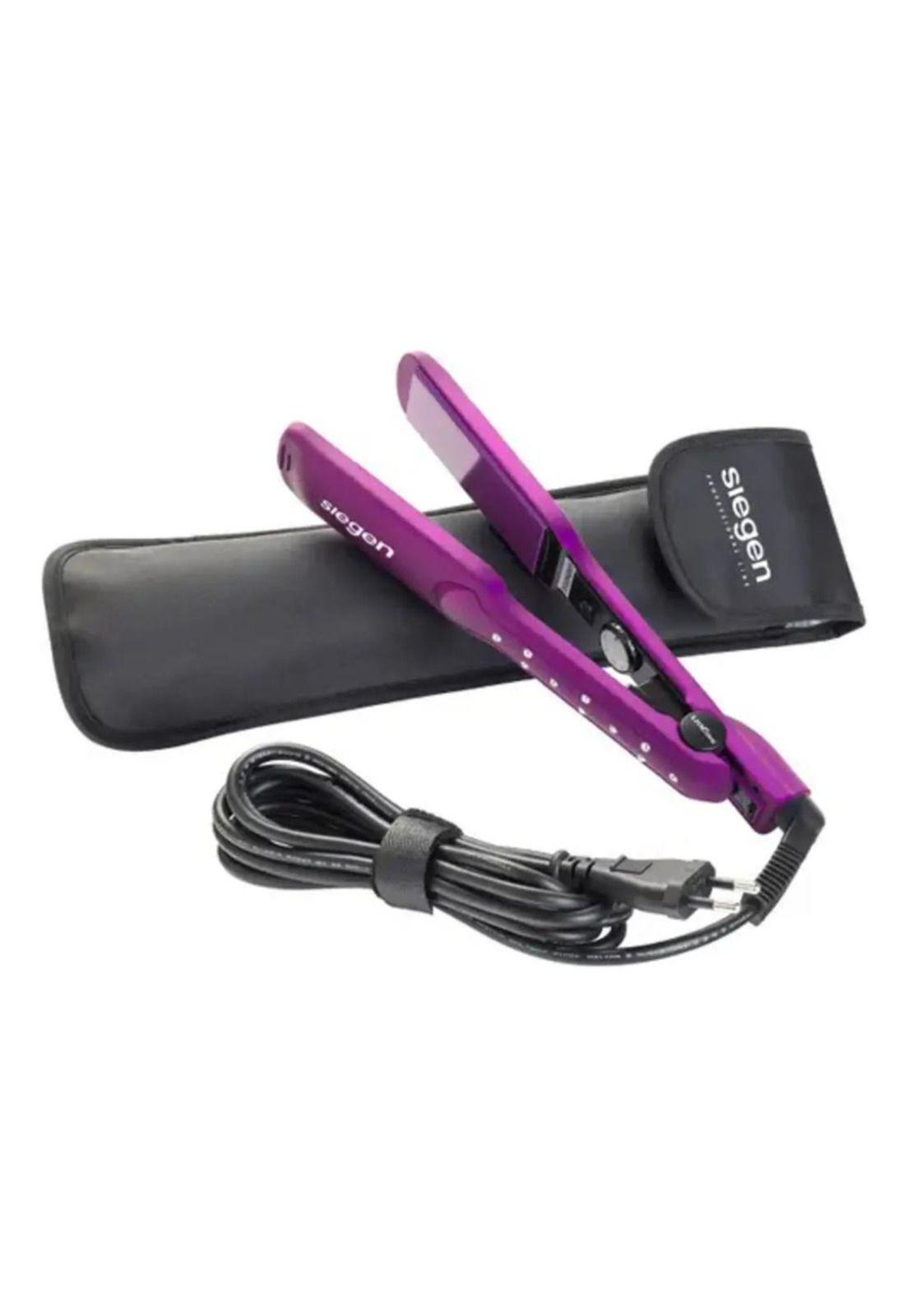 Plancha Alisador Siegen Sg-3540 Ceramica Tourmalina Violeta Violeta-3