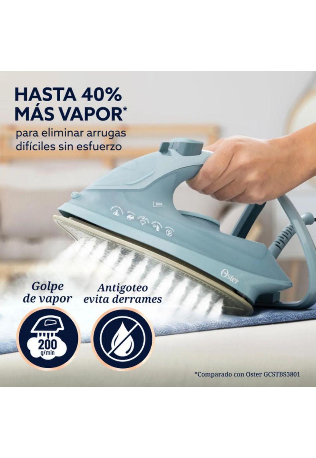 Plancha Oster Aeroglide Plus S7400 Vapor 200gr 1600w Verde-2