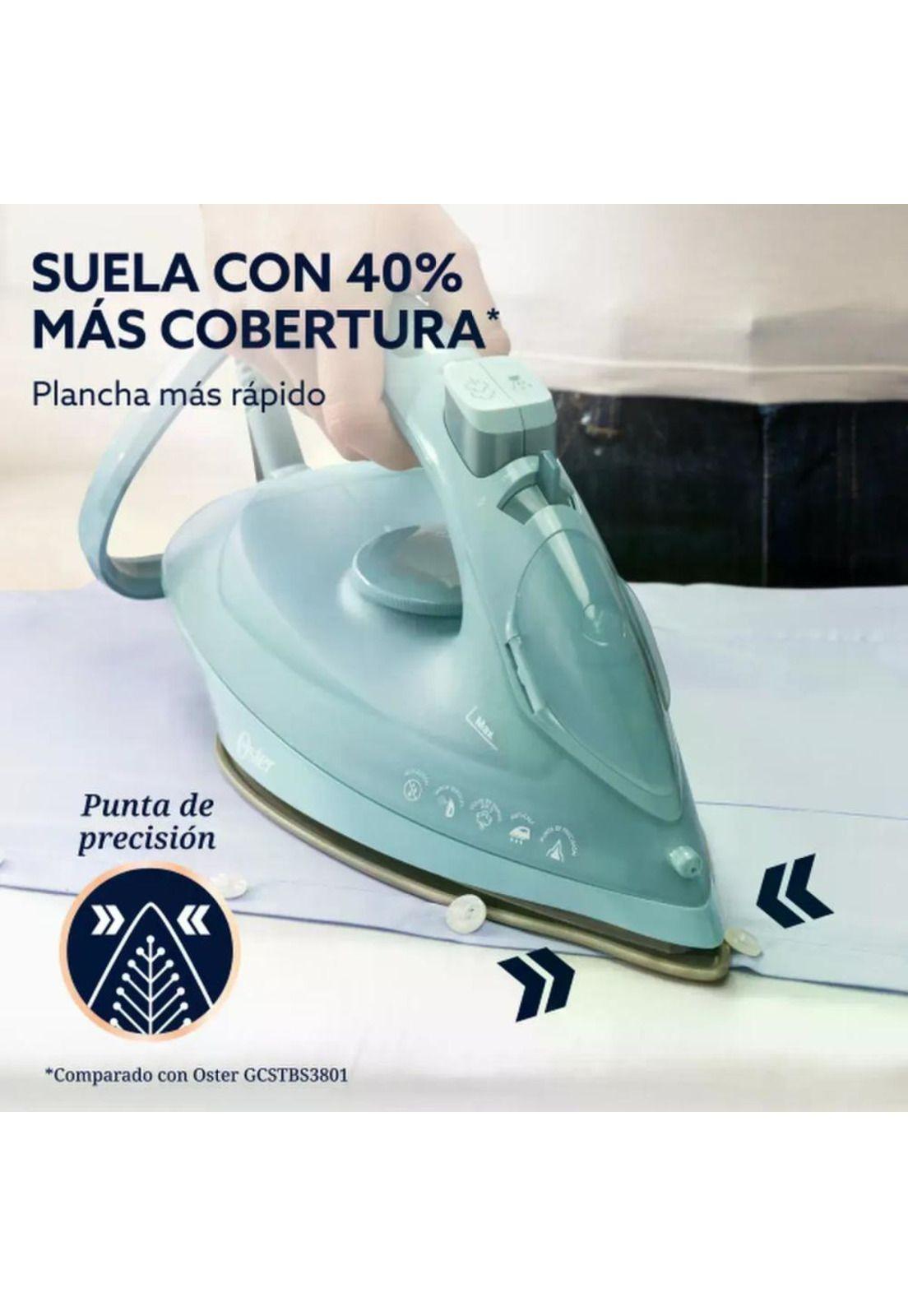 Plancha Oster Aeroglide Plus S7400 Vapor 200gr 1600w Verde-6