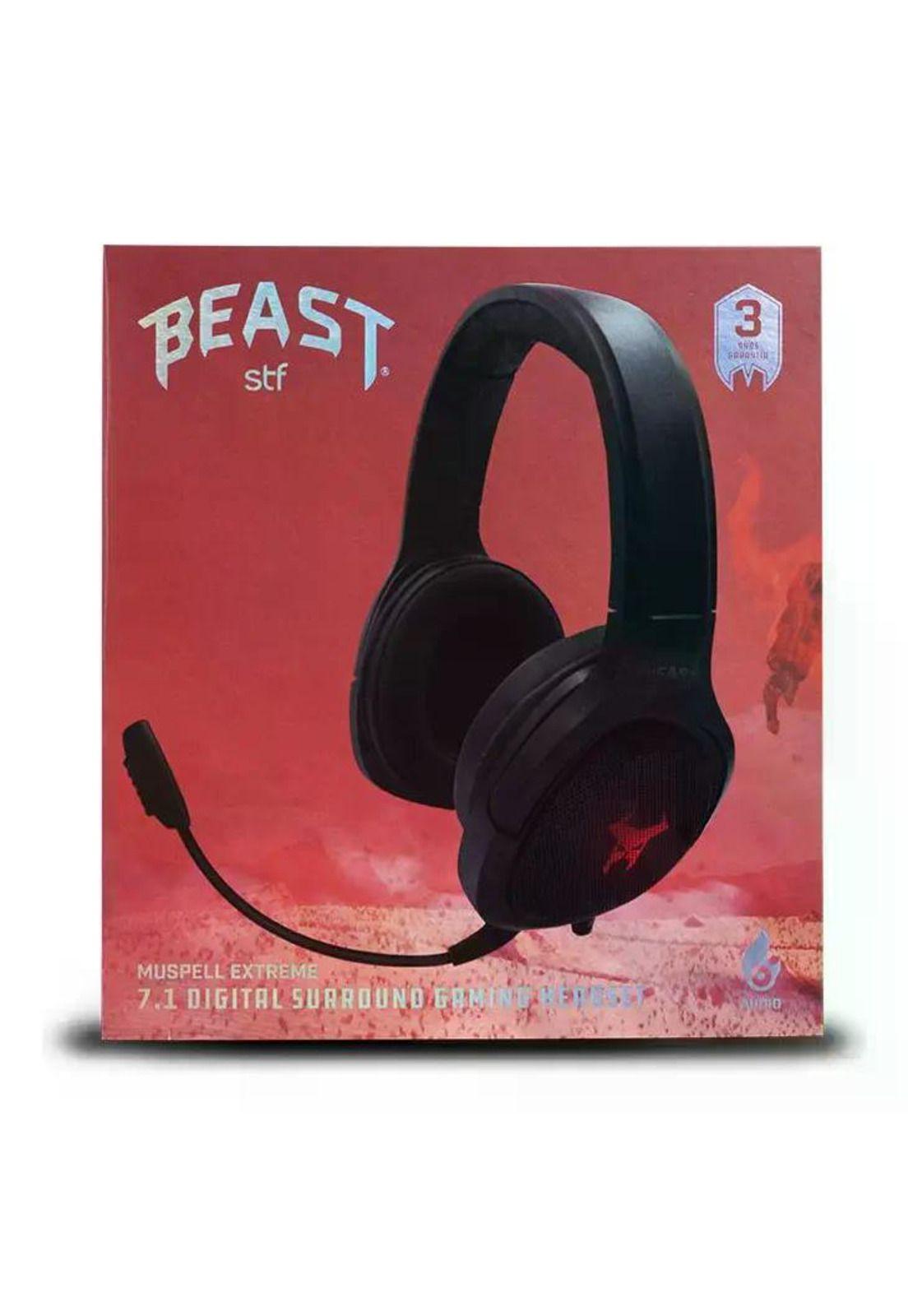 Audifono Gamer Stf Muspell Extreme 7.1 Negro Negro-6