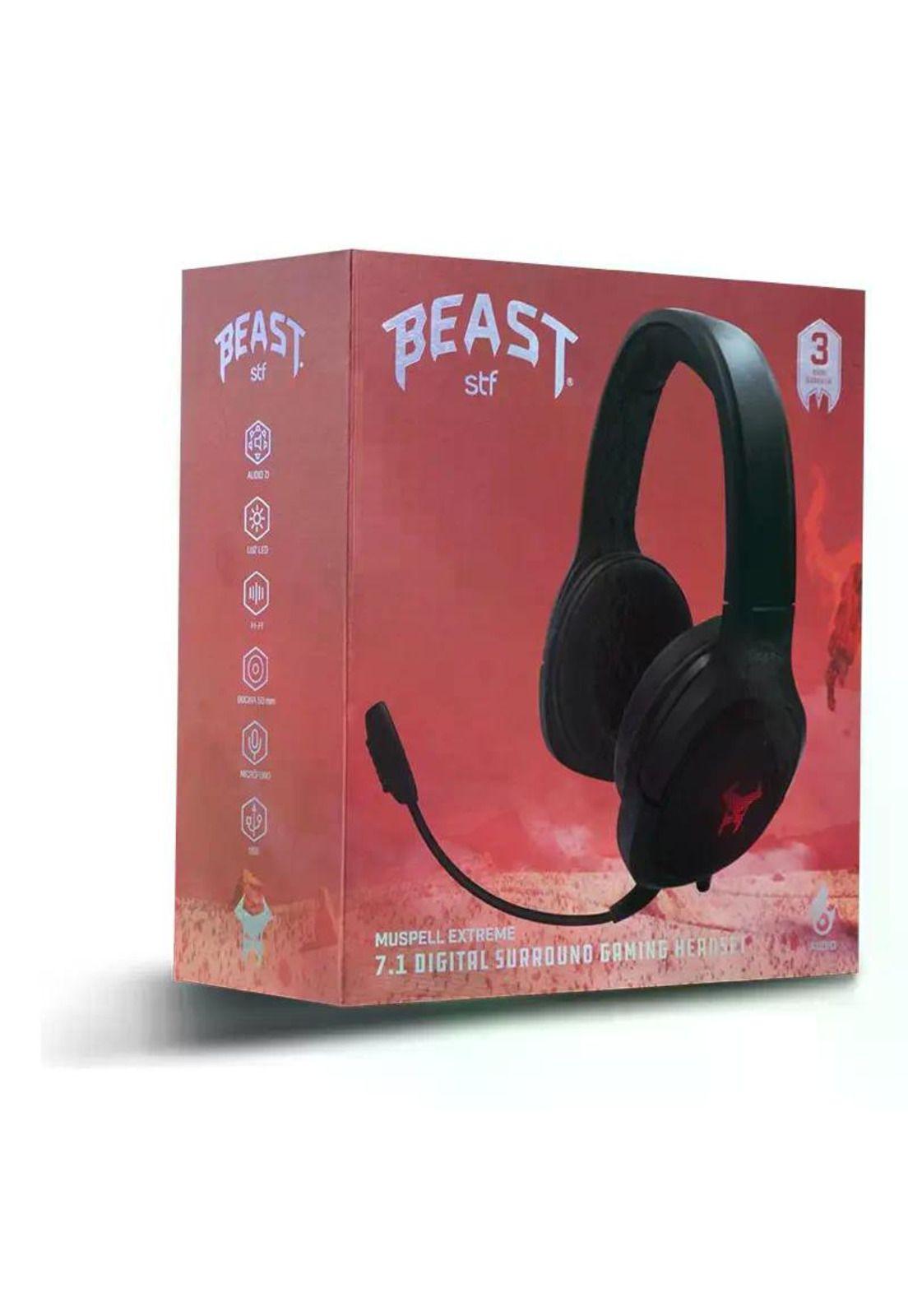 Audifono Gamer Stf Muspell Extreme 7.1 Negro Negro-7