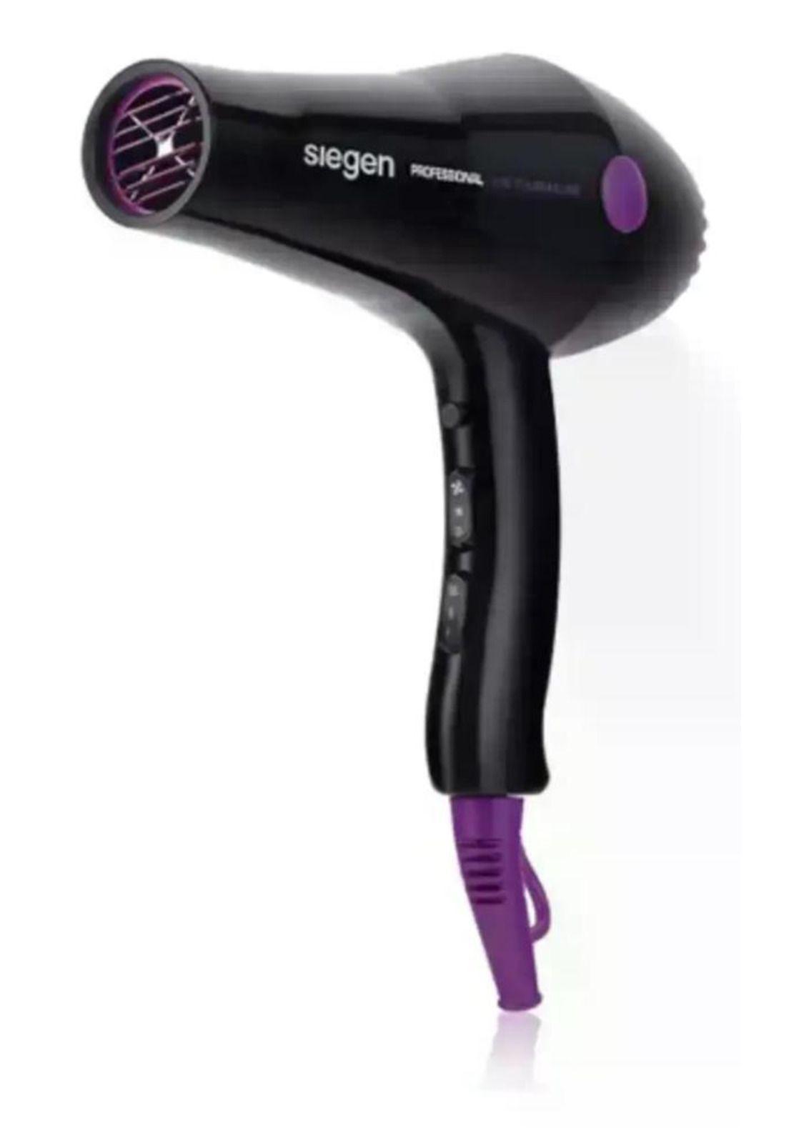 Secador De Pelo Siegen Sg-3049 2000w Ionico Difusor Negro-3