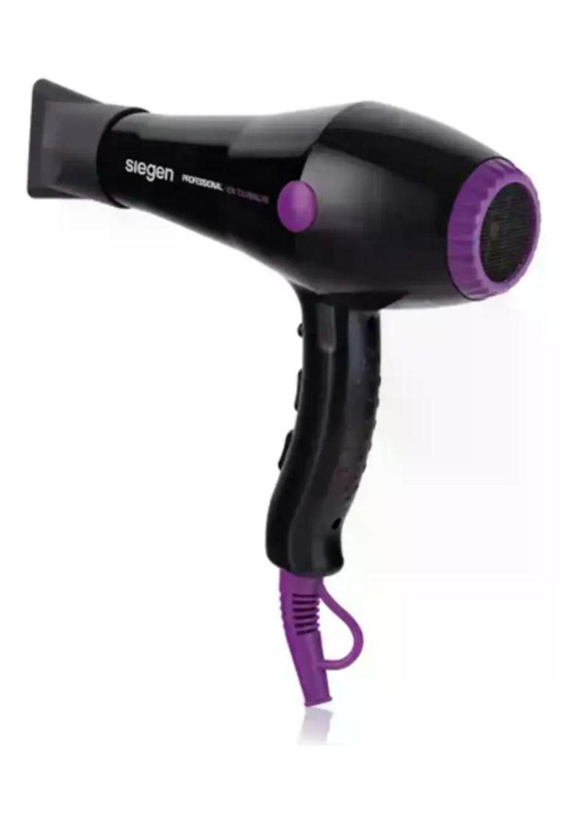 Secador De Pelo Siegen Sg-3049 2000w Ionico Difusor Negro-4