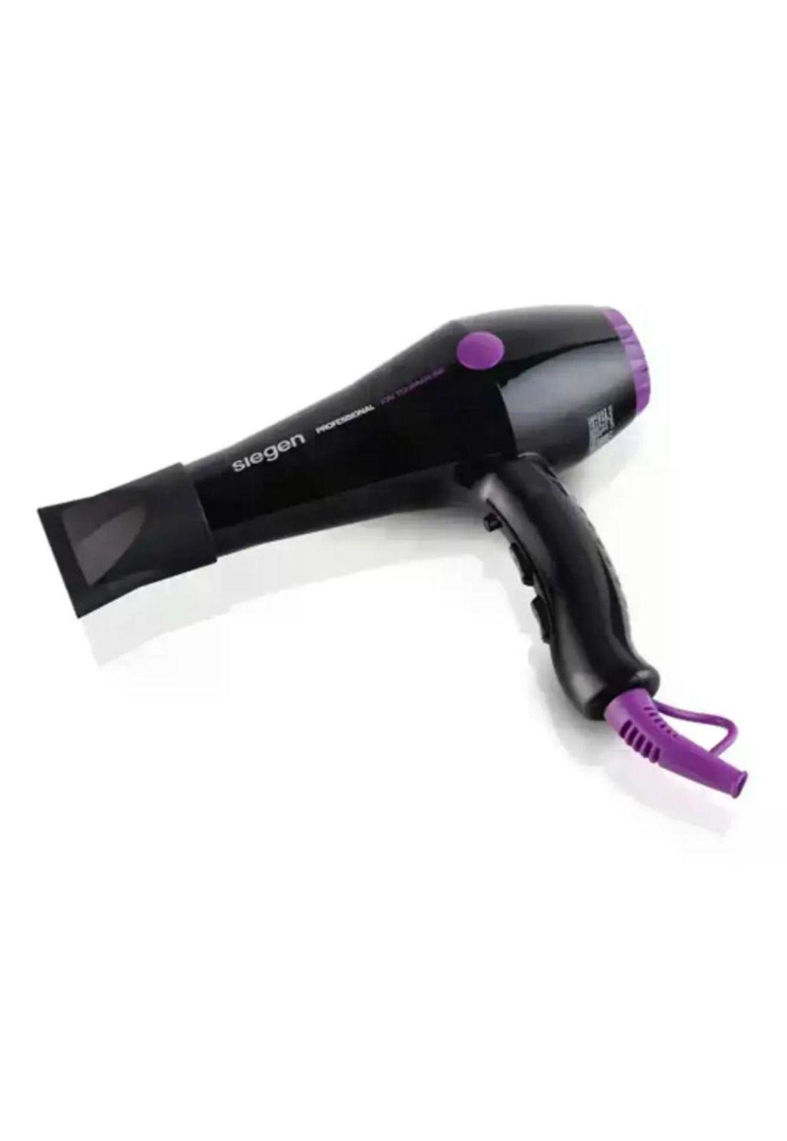 Secador De Pelo Siegen Sg-3049 2000w Ionico Difusor Negro-5