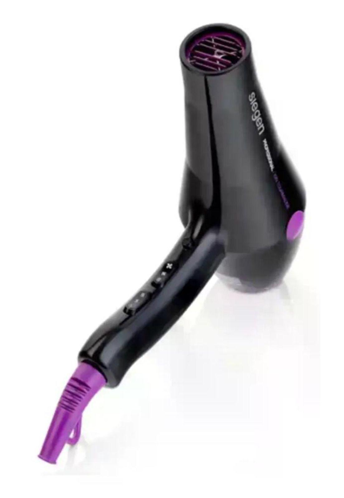 Secador De Pelo Siegen Sg-3049 2000w Ionico Difusor Negro-9