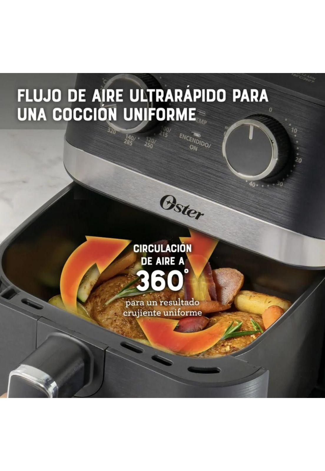 Freidora Air Fryer Oster Manual 4 Litros Negra Negro-6