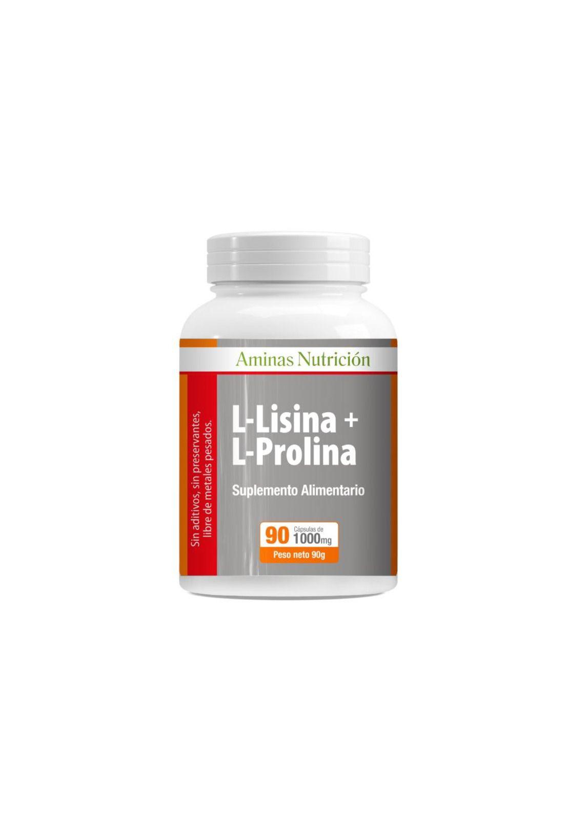 L -LISINA + L -PROLINA 90 cápsulas 1.000mg-0
