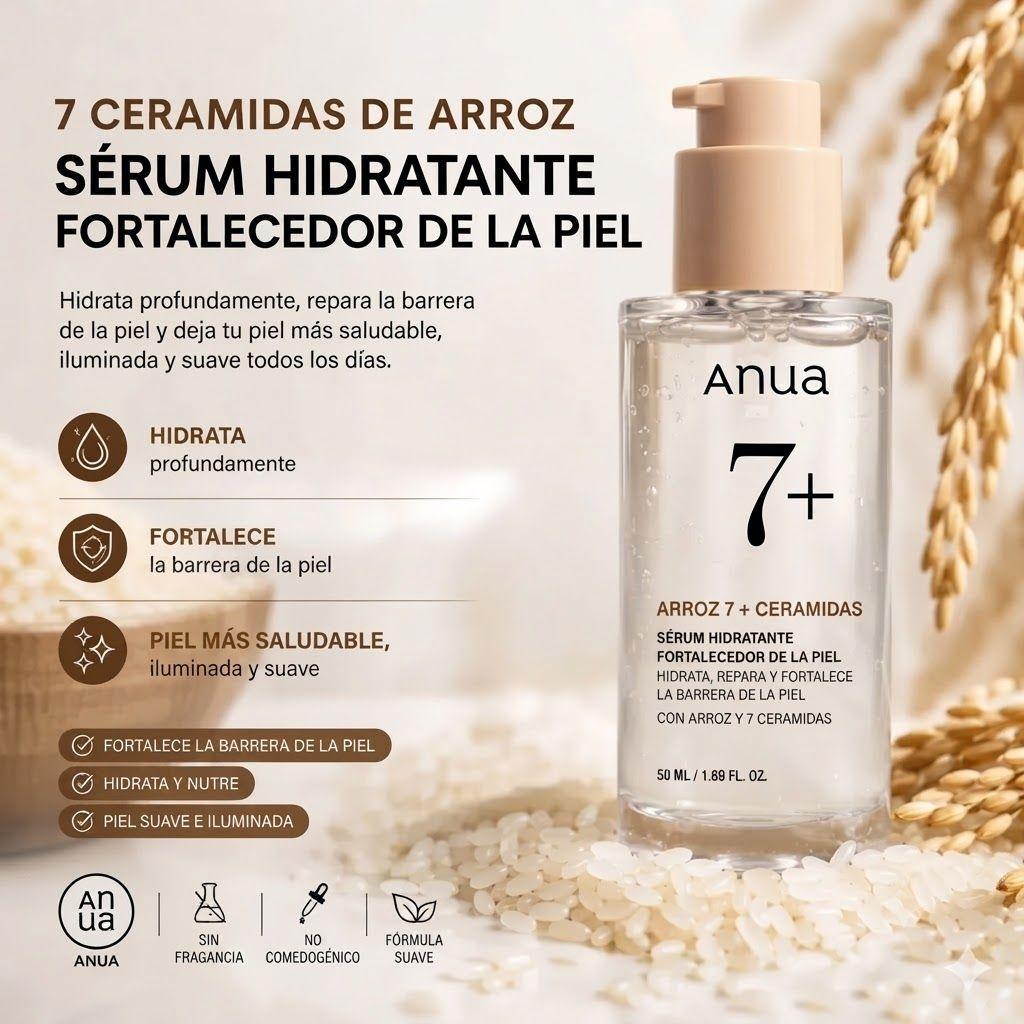 Rice Ceramide Serum 50ml Serum Facial Hidratante de Arroz y Ceramidas-4