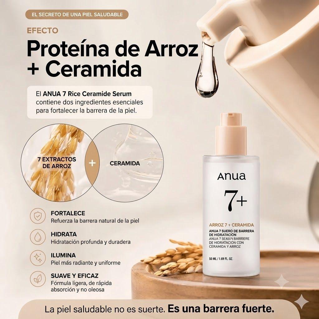 Rice Ceramide Serum 50ml Serum Facial Hidratante de Arroz y Ceramidas-5