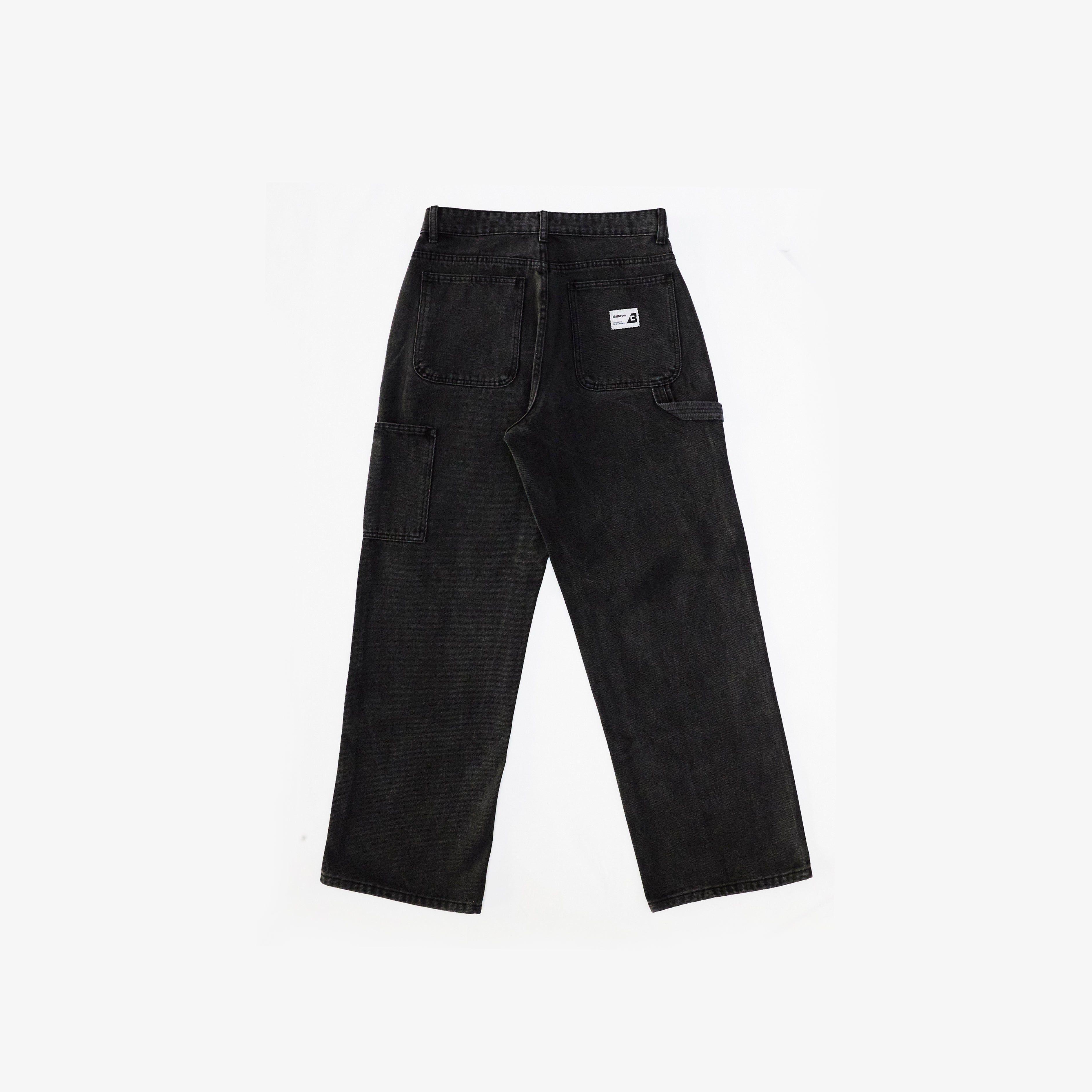 DENIM CARPENTER PANT MARTEU BLACK-1
